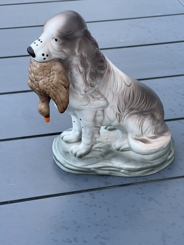 Figurine porcelaine chien - figurine,