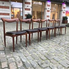 RARE SERIE DE 6 CHAISES CORNES