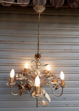 Important lustre fer forgé à