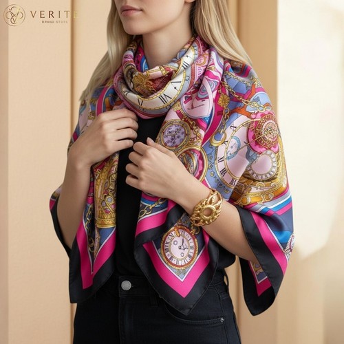Rare vintage hermes silk scarf - hermes,