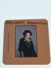 ARGENTINA BRUNETTI  FILM ACTRESS COLOR TRANSPARENCY VINTAGE 35MM FILM SLIDE.