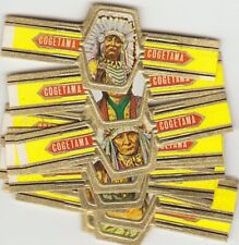 WEST INDIANI Cigar Bands COGETAMA Complete Series 1-24 Figures Card Sticker