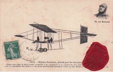 BIPLAN FARMAN piloté par DE