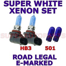 Pour MG Tf Cabriolet 2002 + Set De HB3 501 Ampoules Xénon Super Blanc