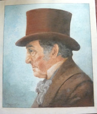 Portrait Lino Ventura -Superbe