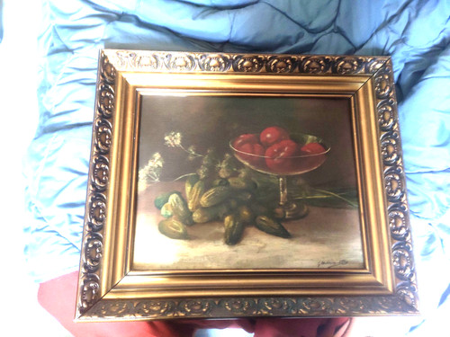 Ancien tableau hst - hst, nature