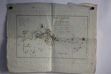 Gravure Plan der Schlacht von