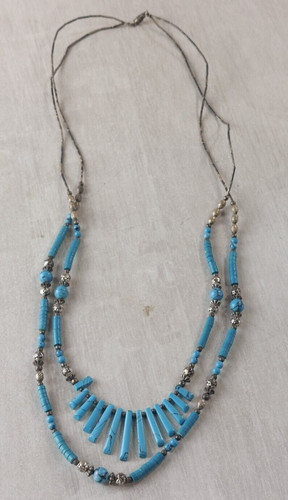 Beau collier double style - double,,