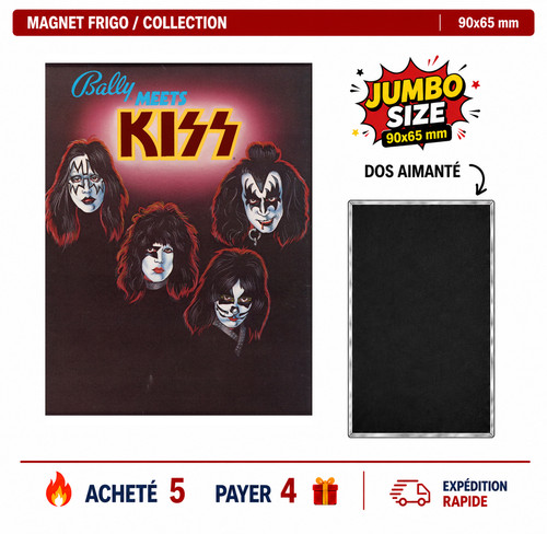 Magnet frigo kiss - magnet,