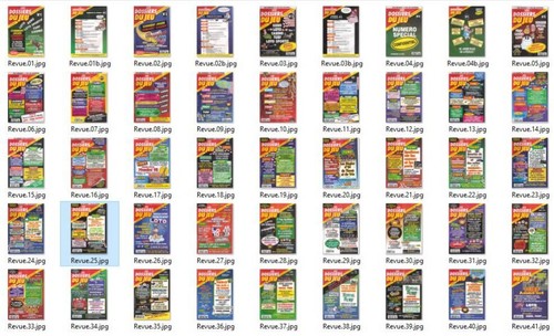Lot revues les dossiers - lot, 41