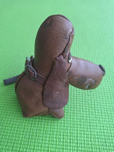 Jouet ancien petit chien - jouet,