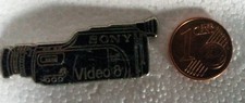 PIN'S PIN BADGE SONY VIDEO 8 EGF CAMCORDER CAMERA VIDEO AUDIO PORT COST PRICE