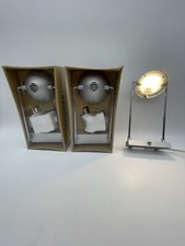 New (2) & (1) EUC IKEA Magiker Bookcase Light Lamp Tord Bjorklund Silver