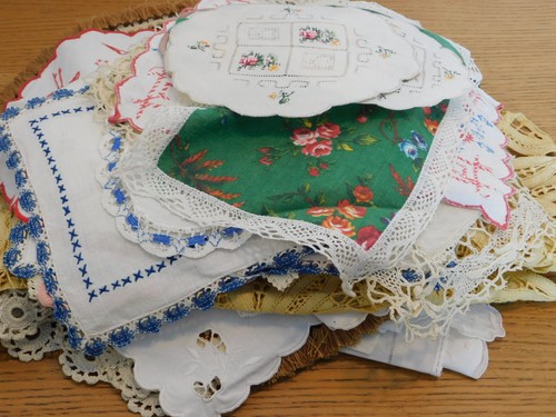 Lot napperon vintage dessus - lot, de
