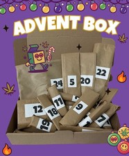 Smoking Advent Calendar 24-Piece - Stoner Gift Box - 420 Holiday Calendar