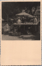 France, Nice, A market, Vintage print, ca.1930 France, Nice, A market, Print