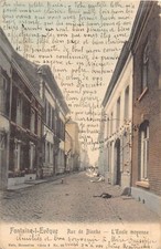 Belgique - FONTAINE L'ÉVÊQUE (Hainaut) Rue de Binche - L'école moyenne - Ed. Nel