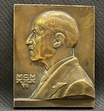 BY G. N RISPAL FRANCE 1936 DR. GASTON MILIAN MEDICINE HOSPITAL SAINT LOUIS BRONZ