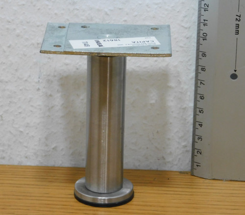 Pied metal platine à - 1x,