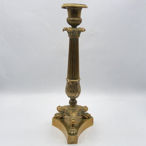Bougeoir bronze ciselé - bougeoir, en