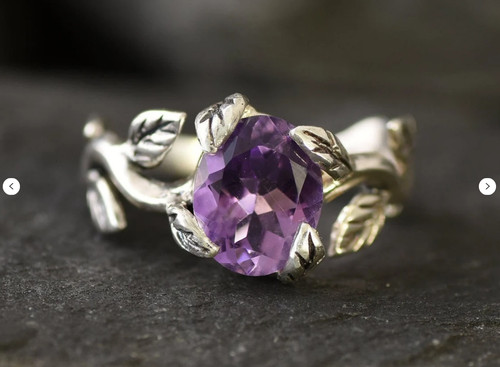 Bague argent massif - en,