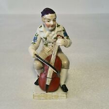 🚶 statuette figurine porcelaine allemande Conta & bohème joueur de violoncelle