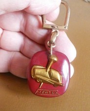 Ancien porte clé Bourbon Flertex Automobile sécurité frein ceinture Années 60.