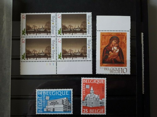 Timbres belgique 1990 1991 - belgique,