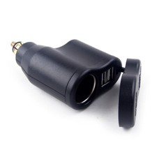 12-24V Dual USB Charger Socket Adapter Plug Fit For BMW F650GS F700GS R1200GS ww