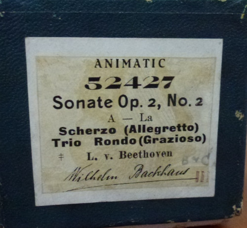 Pianola roll hupfeld - roll,