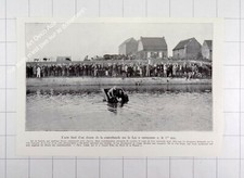 1935 Contrebandier noyé dans  la Lys , Douanier Douanes Rive Belge Belgique