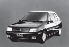 carte postale - PEUGEOT 205