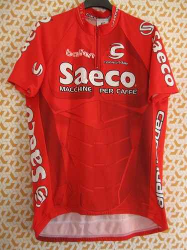 Maillot cycliste saeco - cycliste,