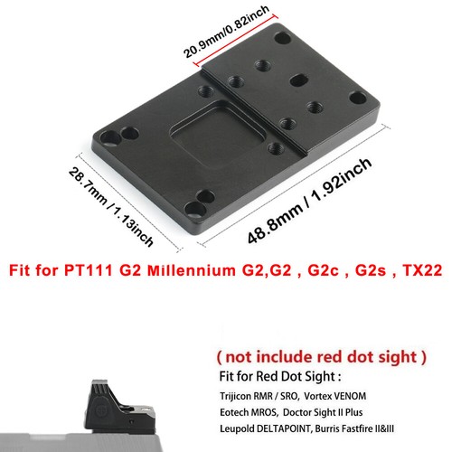Red dot sight - mount, plate
