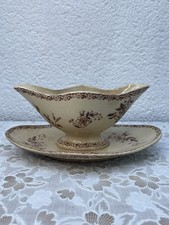 Antique Gien sauce pan - Terre de Fer - model "MAI" - late 19th / early 20th century