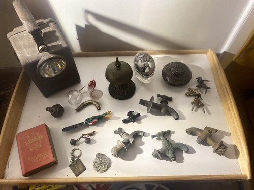 Lot objets anciens et - lot, d'objets