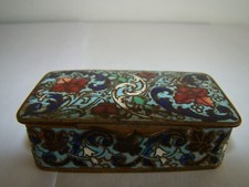 Boite à timbres en bronze ou