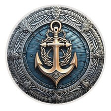 Sticker Ancre Marine