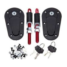 Attache capot Aero à clé Encastrable + verrouillage - Rallye Tuning Drift - NEUF