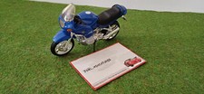 motorcycle BMW R 1100 RS blue metal 1/18 scale factory MAISTO miniature collectible