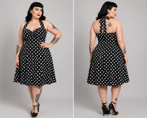 Robe longue vintage coton - vintage,