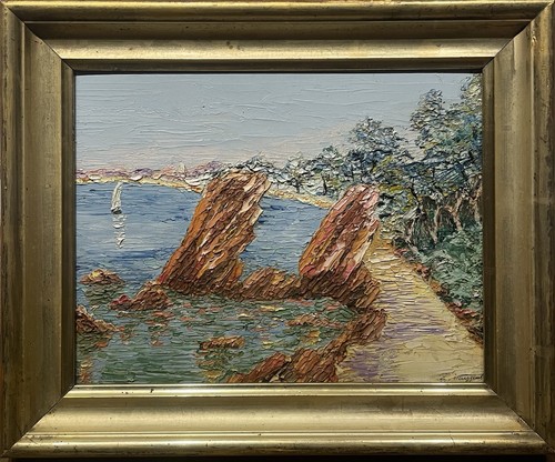 Tableau peinture cadre - peinture, 20èm
