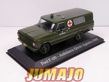 SER15 1/43 SALVAT Vehiculos Servicios FORD F 100 1969 Croix rouge ambulance