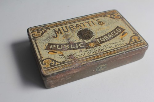 Boîte cigarettes tôle - cigarettes,