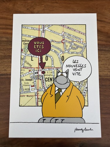 Carte postale geluck - postale,