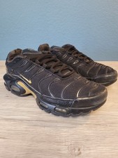 Nike Air Max TN 852630-022 Black & Metallic Gold Men’s Size 8.5 Running Shoes