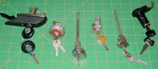 Vintage Auto Cylinder Key Switch Door Trunk Mixed Part Lot Hot Rat Rod Car Truck