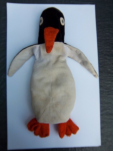Très ancien pingouin - ancien, peluche