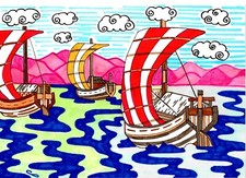 dessin au feutre et encre les