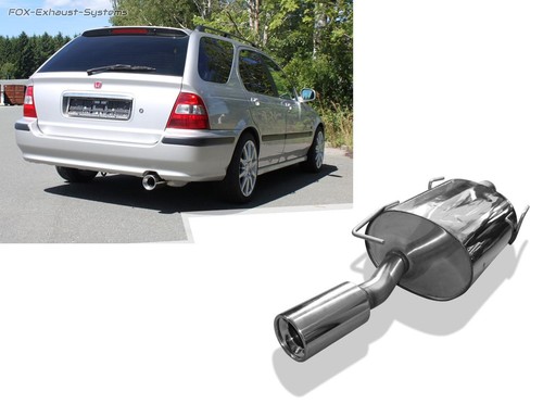 Silencieux sport honda civic - silencieux,